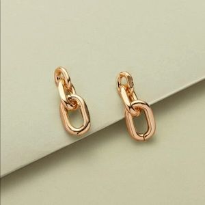 Chain drop earrings